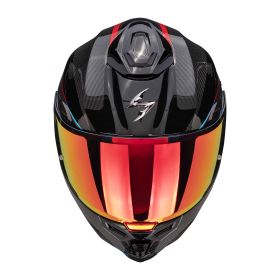 Casco integrale Scorpion EXO-1500 CARBON AIR Mundi nero rosso