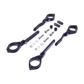 Supporto lampada DAYTONA 35mm regolabile nero