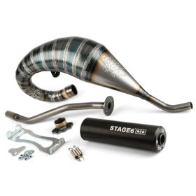 STAGE6 R/T komplette Auspuffanlage 70-80 hoch schwarz Ende
