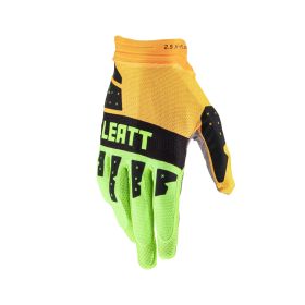 LEATT Moto 2.5 X-Flow Summer gloves Citrus yellow green breathable
