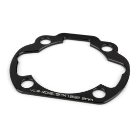 VOCA RACING 2mm Cylinder Spacer Black Derbi Variant