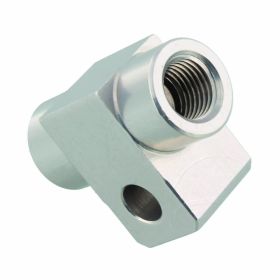 Sdoppiatore tubo freno 2 vie foro TYP831 3/8 UNF argento