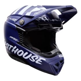 Casque motocross BELL Moto-10 Mips Fasthouse bleu blanc