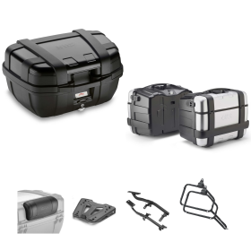 GIVI Trekker Luggage Box Kit Black 52/46L for CF MOTO