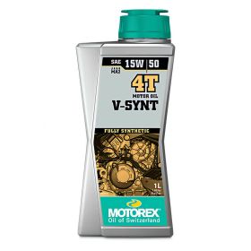 MOTOREX V-SYNT 4T 15W/50 JASO MA Motoröl 1L Flasche