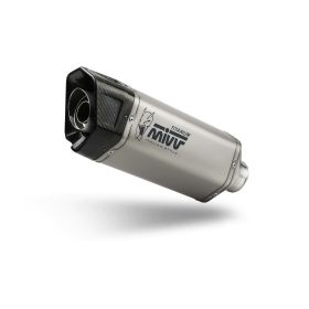 MIVV genehmigte komplette Auspuffanlage SR-1 hochgradig Titan für APRILIA RS 457
