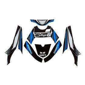 Stage6 Blue Deco Graphics Kit for Yamaha Bws after 2004