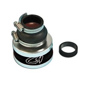 C4 schwarzer Luftfilter für 19-21-24 Vergaser