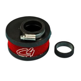 Roter Luftfilter C4 für Vergaser 19-21-24