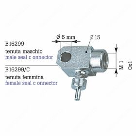 Raccords de tuyau de frein C4 B16299/C