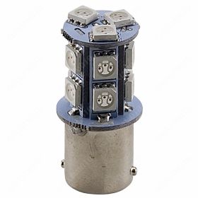 Lampadina led C4 arancio Ba15s