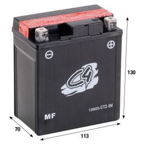 C4 120025 MOTORCYCLE BATTERY