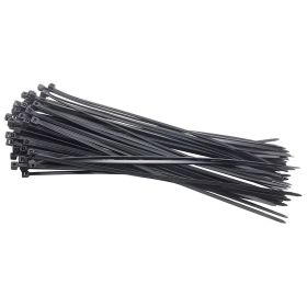 C4 schwarze Nylonbänder 3,6x250mm 100 Stück