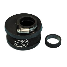 C4 schwarzer Luftfilter für Vergaser 19-21-24