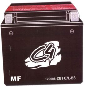 C4 120007 MOTORCYCLE BATTERY