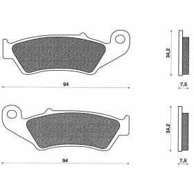 Vordere Bremsbeläge Paar C4 für RR 250-450/CRE 125