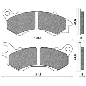 Vordere Bremsbeläge Paar C4 für Honda PCX 125/150