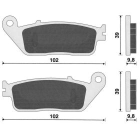 Vordere Bremsbeläge Paar C4 für Honda Forza/SH/X-Max 125-250