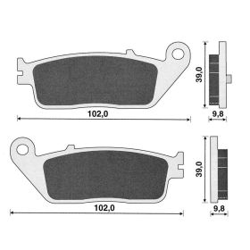 Paire de plaquettes de frein arrière C4 pour Kymco X Citing 400-500
