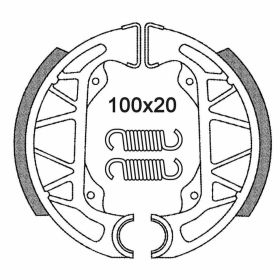 Bremsschuh C4 für Piaggio Typhoon/Nrg MC2