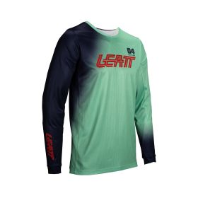 Completo moto LEATT Moto 3.5 Ride Matcha verde nero maglia e pantaloni