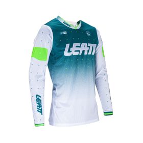 Maillot motocross LEATT Moto 4.5 Lite Acid Fuel vert filet élastique