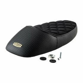 Sella sportiva NISA Black Girl nero per Vespa/PV/ET3