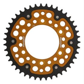 CORONA SUPERSPROX STEALTH RST NERO ORO 735 PASSO 520 - Z 43 DENTI GOLD