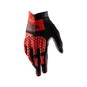 LEATT 4.0 Lite MTB Gloves red NanoGrip palm knuckle protection ReaFlex CE