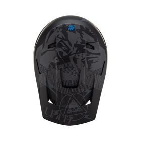 Frontino casco moto LEATT nero stealth per casco 2.5 taglia XS/S