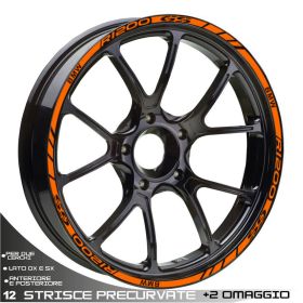 PROFILI ADESIVI RUOTA SPORT ARANCIO PER