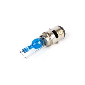 Lampadina XENON SUPER BLU BA20D S2 12 V 35/35 W Extra Bianco