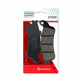 Jeu de plaquettes de frein BREMBO Carbon Ceramic 07034