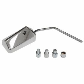 Specchietto manubrio T4TUNE modello F1 reversibile argento