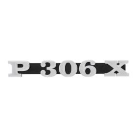 Étiquette de capot gauche VESPTEC P306X