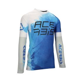 ACERBIS Off Road Trikot Polyester J-Windy Belüftet Wasserzeichen Blau/Weiß