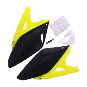 Coppia fianchetti carena POLISPORT giallo/nero per Suzuki RM-Z 250