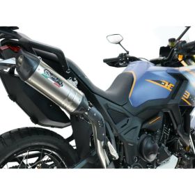 GPR Furore-X Slip-On Auspuff Titan genehmigt für Zontes 703 F