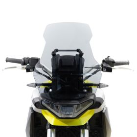 Cupolino Touring medio ISOTTA Fumè chiaro 500x415mm per APRILIA tuareg
