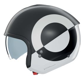 Casco jet urbano NOLAN N20-2 Viceversa 344 nero bianco