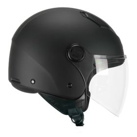 Demi Jet Helmet SKA-P 1LHA LUKE Mono Black Matt