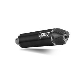 MIVV Str1 Black Slip-on Exhaust for KTM 690 SMC R 2021-2024