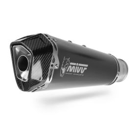 MIVV vollständige genehmigte DELTA RACE Auspuff schwarz für KAWASAKI Versys 650