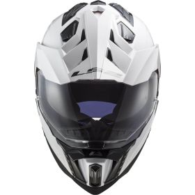 Casco Enduro Dual Road LS2 MX701 EXPLORER Solid Bianco Lucido