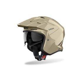 Casque Jet Trial AIROH Kombakt Cappuccino Poli