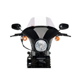 Pare-brise PUIG Batwing SML Touring clair pour Harley Davidson