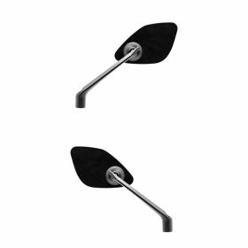 FAR 8109/8110 Black Universal Handlebar Mirrors Pair