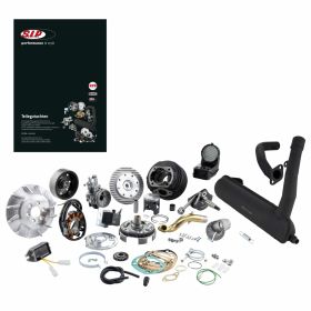 SIP Tuning Kit VMC 125 cc SPORT mit Rennauspuff und SHBC 19.19 Vergaser
