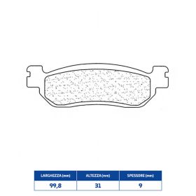 CL-BREMSEN Sintered Compound Bremsbeläge Paar