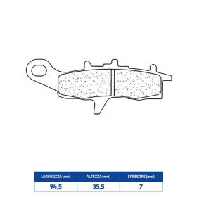 CL-BREMSEN Sintered Compound Bremsbeläge Paar